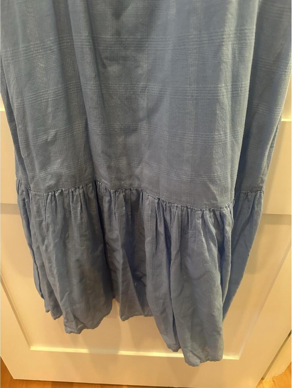 Lilla P Women's Blue Cotton Summer Dress Size L - Picture 3 of 4